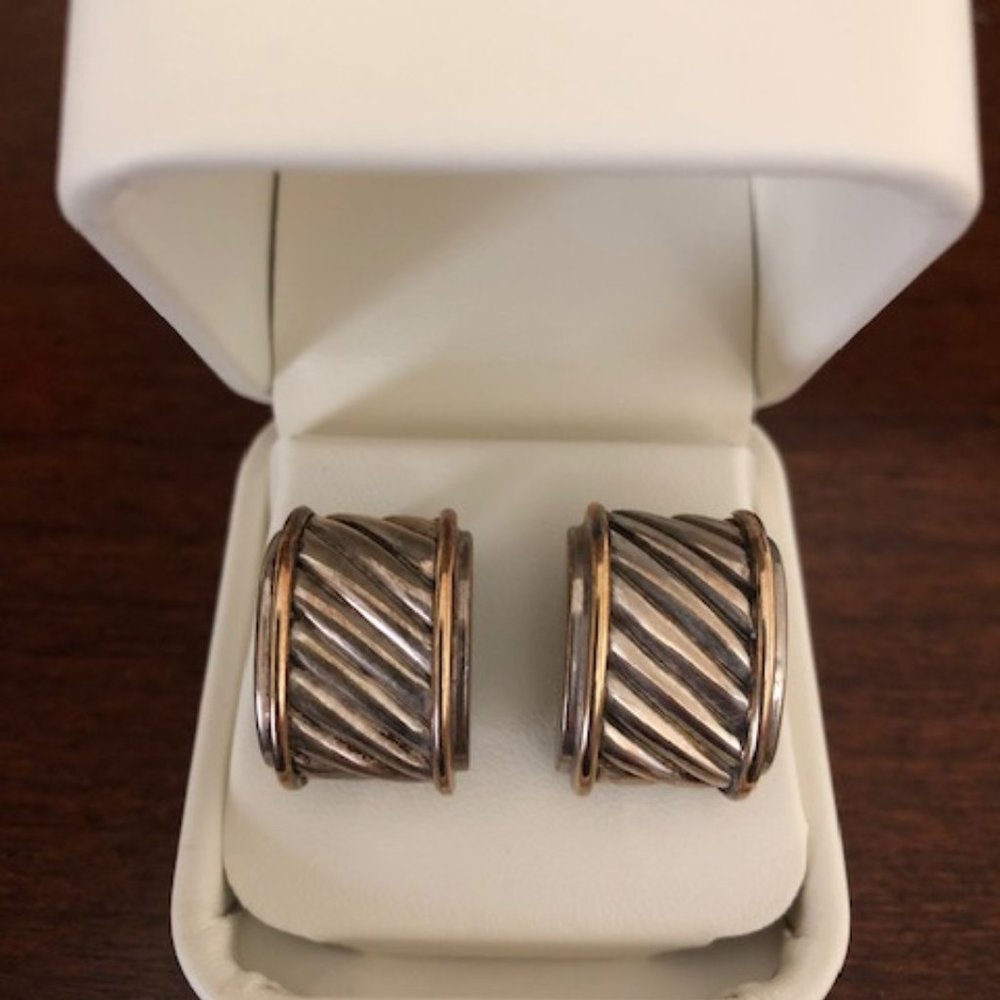 David Yurman Cable Cigar Band Earrings